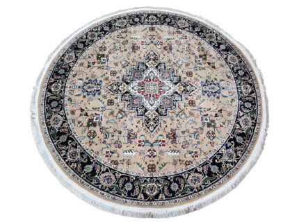 Persian Beige round Carpet