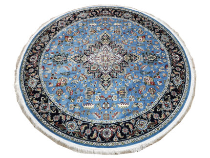 Blue Persian Round Carpet