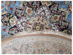 Blue Persian Round Carpet