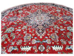 Red Persian Medallion Round Rug 200x200cm - Image 4
