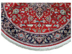 Red Persian Medallion Round Rug 200x200cm - Image 5