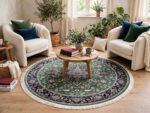 Green Round Carpet