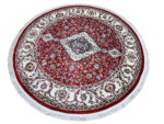 Red Kashan Round Carpet
