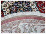 Red Kashan Round Carpet
