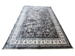 Large Turkish Machine Made Carpet – Grey Floral Design 400x300cm - Image 3