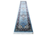 Persian Blue Heris Design Runner Carpet  400x80cm - Image 3
