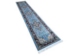 Persian Blue Heris Design Runner Carpet  400x80cm - Image 4