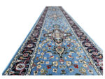 Persian Blue Heris Design Runner Carpet  400x80cm - Image 5