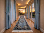 Persian Blue Heris Design Runner Carpet  400x80cm - Image 2