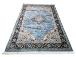 Beautiful Persian Machine-Made Blue Heris Carpet – 290x200cm - Image 3