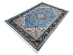 Beautiful Persian Machine-Made Blue Heris Carpet – 290x200cm - Image 4