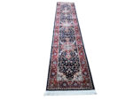 Fine Persian Navy Heris Design Runner Carpet  400x80cm - Image 3