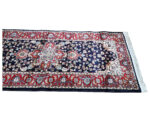 Fine Persian Navy Heris Design Runner Carpet  400x80cm - Image 5