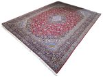 4x3m Persian Hand-knotted Kashan Carpet 390 x 295 CM - Image 3