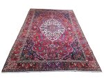 Beautiful Persian Hamadan Handmade Carpet 300 x 209 cm - Image 3