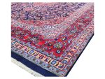 4x3m Navy Persian Hand-knotted Kashan Carpet 380 X 296 cm - Image 5