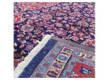 4x3m Navy Persian Hand-knotted Kashan Carpet 380 X 296 cm - Image 6