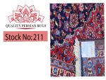 4x3m Navy Persian Hand-knotted Kashan Carpet 380 X 296 cm - Image 2