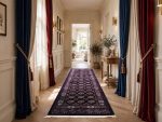 navy runner carpet