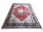 Extra Large Persian Machine-Made Red Heris Carpet – 400x300cm - Image 4