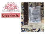 Beautiful Pre-loved Hand-knotted Woolen Nain Carpet - 412 X 293 cm - Image 8