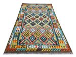 Gorgeous Afghan Handmade Choubi Kilim 303 x 194 cm