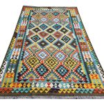 Gorgeous Afghan Handmade Choubi Kilim 303 x 194 cm