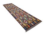 Beautiful Afghan Kilim Hallway Runner Rug - 296 x 83 cm - Image 5