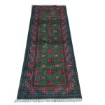 Hand-knotted Afghan Kunduz Wool Runner 245 X 82 cm