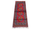 Stunning Hand-knotted Afghan Kunduz Wool Runner 207 x 82 cm - Image 2