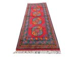 Stunning Hand-knotted Afghan Kunduz Wool Runner 207 x 82 cm