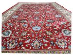 Gorgeous Persian Machine-Made Red Afshaan Carpet – 290x200cm - Image 6