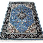 Persian Blue Color Heriz Carpet