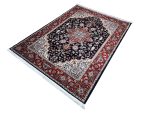 Beautiful Persian Machine-Made Navy Heriz Carpet – 225x160cm - Image 4