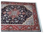 Beautiful Persian Machine-Made Navy Heriz Carpet – 225x160cm - Image 5