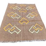 Modern Brown Kilim