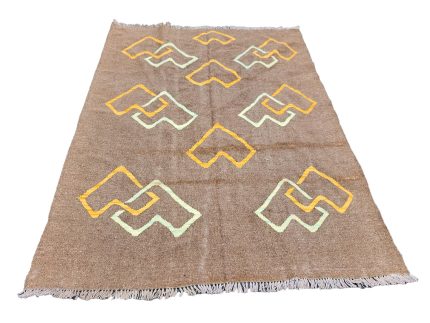 Modern Brown Kilim