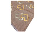 Rare Piece Modern Kilim Handmade Wool Rug 204x149cm - Image 4