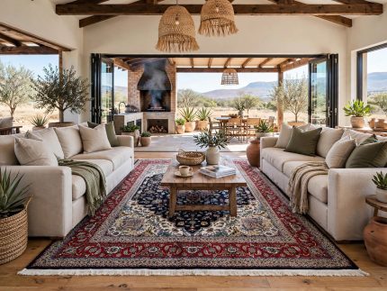 Navy Large Carpet