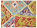 Stunning Afghan Handwoven Kilim – Wool Rug 193 x 149 CM - Image 6