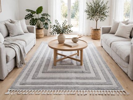 3x2 Grey Jute Carpet