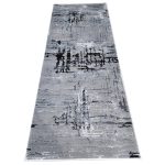 2 Metre Modern Grey Runner Carpet