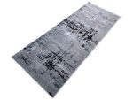 Modern Turkish Grey Abstract Machine Made Runner Rug 200x80cm - Image 4