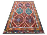 Stunning fine Quality Afghan Handwoven Kilim – Wool Rug 290 x 211 cm - Image 2