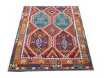 Stunning fine Quality Afghan Handwoven Kilim – Wool Rug 290 x 211 cm - Image 3