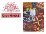 Stunning fine Quality Afghan Handwoven Kilim – Wool Rug 290 x 211 cm - Image 7