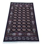 Navy Machine Made Carpet - Size: 180x120cm