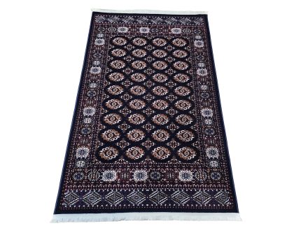 Navy Machine Made Carpet - Size: 180x120cm
