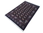 Turkish Navy Blue Oriental Machine Made Carpet 180x120cm - Image 4