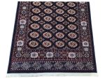 Turkish Navy Blue Oriental Machine Made Carpet 180x120cm - Image 5